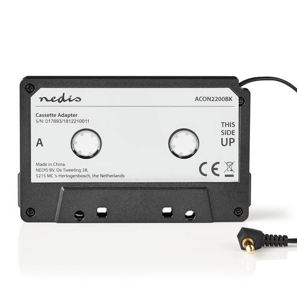 Kassettenadapter für Autoradios - verbindet alte Radios mit modernen Geräten - 3.5mm Klinke - für MP3-Player, Smartphones & iPods - 1m Kabel