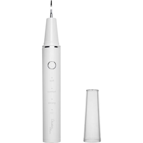 Effektiver Ultraschall-Zahnsteinentferner mit HD-Kamera (weiss): Akku-betriebener Plaque-Entferner für strahlend saubere Zähne