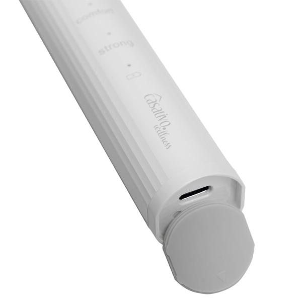 Effektiver Ultraschall-Zahnsteinentferner mit HD-Kamera (weiss): Akku-betriebener Plaque-Entferner für strahlend saubere Zähne