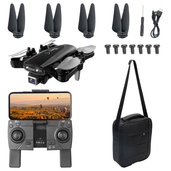 GPS-Drohne mit 4K-UHD-Kamera, 300m Reichweite, Follow-Me, bürstenloser Motor, 6-Achsen-Gyroskop, Optical Flow, WiFi, App für Erwachsene und Kinder