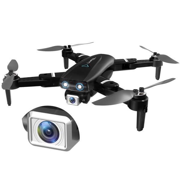 GPS-Drohne mit 4K-UHD-Kamera, 300m Reichweite, Follow-Me, bürstenloser Motor, 6-Achsen-Gyroskop, Optical Flow, WiFi, App für Erwachsene und Kinder