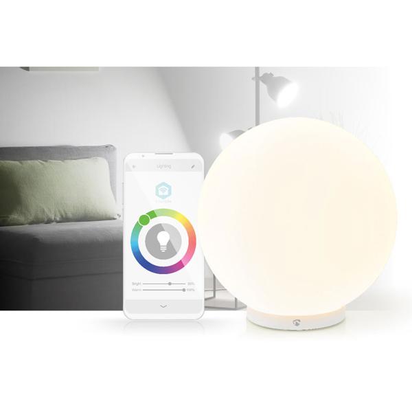 SmartLife RGB Stimmungslicht aus Glas, 360lm - App, multicolor, Farbwechsel, dimmbar – smarte farbenfrohe Ambientebeleuchtung für jeden Raum