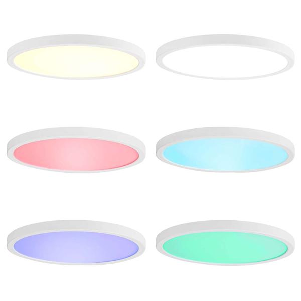 SmartLife WLAN LED Deckenleuchte, dimmbar, App-Steuerung, 29cm, elegantes weiss: Intelligente Beleuchtung für Ihr smartes Home