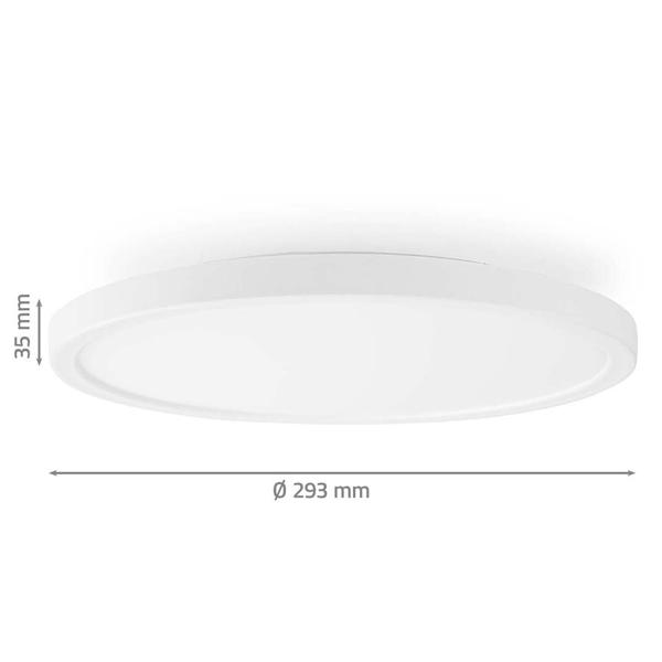 SmartLife WLAN LED Deckenleuchte, dimmbar, App-Steuerung, 29cm, elegantes weiss: Intelligente Beleuchtung für Ihr smartes Home