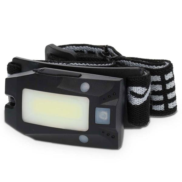 LED-Stirnlampe mit Gestensteuerung - Freihändige Nutzung, 180 Lumen, 20m Reichweite - IPX4, USB-C, 360° drehbarer Leuchtkopf, 2.5h Akku, Outdoor, Camping