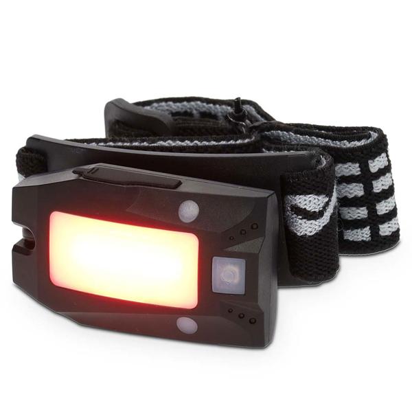 LED-Stirnlampe mit Gestensteuerung - Freihändige Nutzung, 180 Lumen, 20m Reichweite - IPX4, USB-C, 360° drehbarer Leuchtkopf, 2.5h Akku, Outdoor, Camping