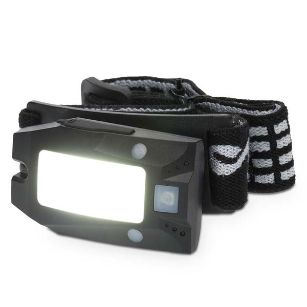 LED-Stirnlampe mit Gestensteuerung - Freihändige Nutzung, 180 Lumen, 20m Reichweite - IPX4, USB-C, 360° drehbarer Leuchtkopf, 2.5h Akku, Outdoor, Camping