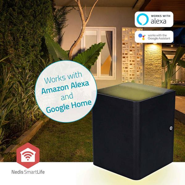 Smarte LED Aussenleuchte mit 2 Lichtwinkeln, 2x270lm: Geniale, vielseitige Beleuchtung für jede Aussenwand, App Steuerung