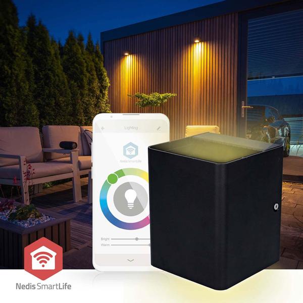 Smarte LED Aussenleuchte mit 2 Lichtwinkeln, 2x270lm: Geniale, vielseitige Beleuchtung für jede Aussenwand, App Steuerung