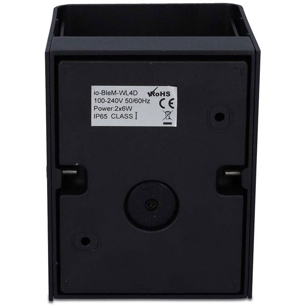 Smarte LED Aussenleuchte mit 2 Lichtwinkeln, 2x270lm: Geniale, vielseitige Beleuchtung für jede Aussenwand, App Steuerung