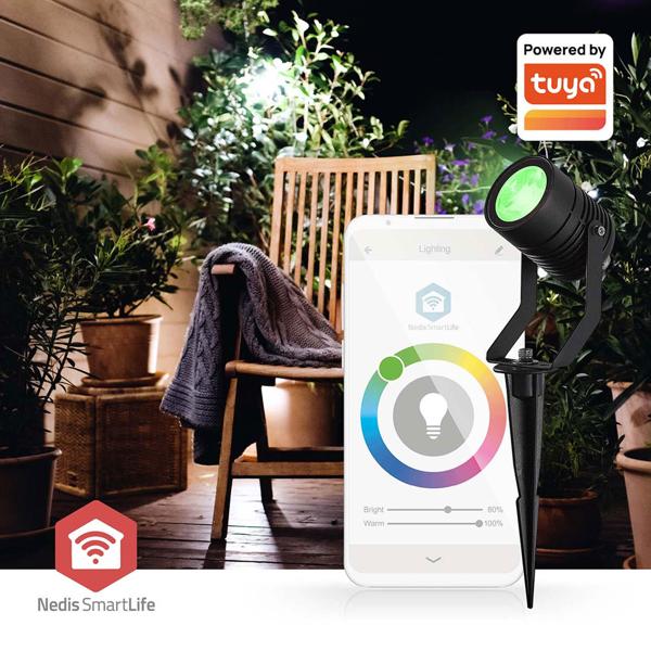 3er-Set SmartLife Gartenstrahler - RGB Gartenleuchte mit Erdspiess & App-Steuerung - IP65-zertifiziert - dimmbar, 3x 3W, Alexa/Google Home