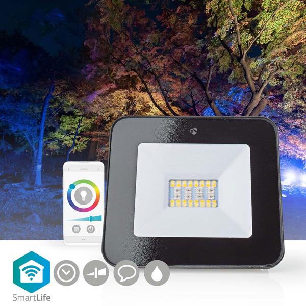 Smartlife Wandstrahler, 1600lm: Intelligente Aussenbeleuchtung & Sicherheit, App-steuerbar, wetterfest & energieeffizient, für Haus & Garten