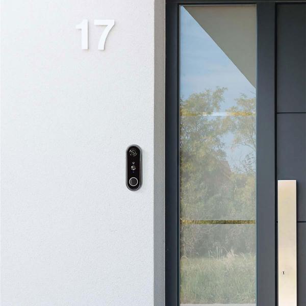 Hochauflösende Türsprechanlage mit Full HD Kamera, Bewegungsmelder, App & Aufzeichnung, IP54: Sicherheit für Ihr Zuhause