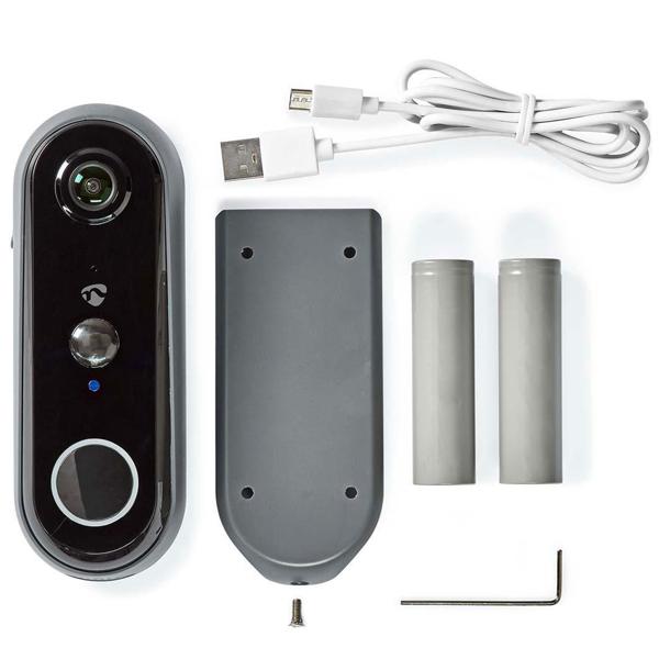 Hochauflösende Türsprechanlage mit Full HD Kamera, Bewegungsmelder, App & Aufzeichnung, IP54: Sicherheit für Ihr Zuhause