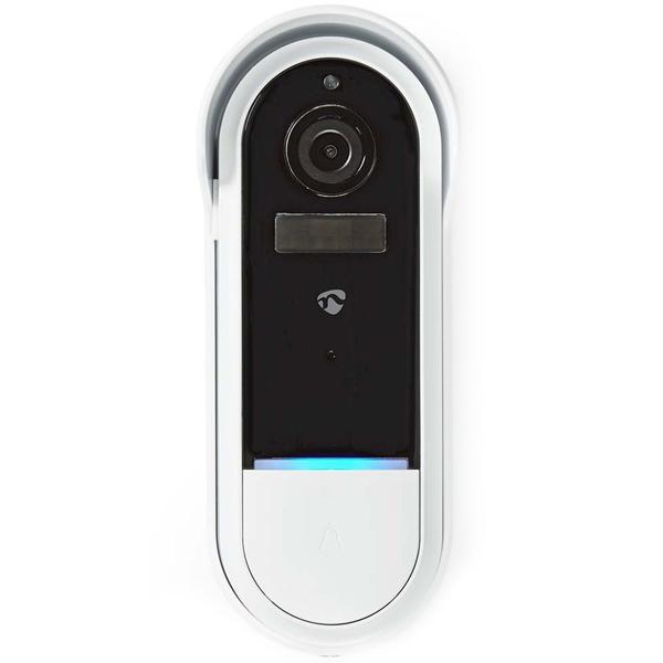 Full HD Video-Türsprechanlage, SmartLife App, Akku, PIR-Sensor, 2-Wege-Audio, weiss schwarz – Drahtlose Video Türklingel - Sicherheit an der Haustür