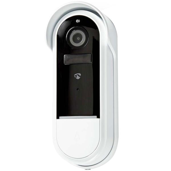 Full HD Video-Türsprechanlage, SmartLife App, Akku, PIR-Sensor, 2-Wege-Audio, weiss schwarz – Drahtlose Video Türklingel - Sicherheit an der Haustür