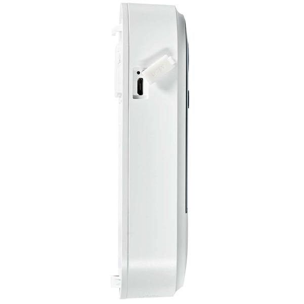 Full HD Video-Türsprechanlage, SmartLife App, Akku, PIR-Sensor, 2-Wege-Audio, weiss schwarz – Drahtlose Video Türklingel - Sicherheit an der Haustür