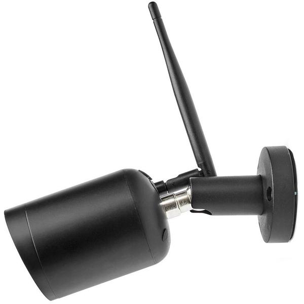 SmartLife Full HD Outdoor-Überwachungskamera, schwarz, Live-View App, IP65, Nachtsicht & 2-Wege-Kommunikation – Für umfassende Sicherheit