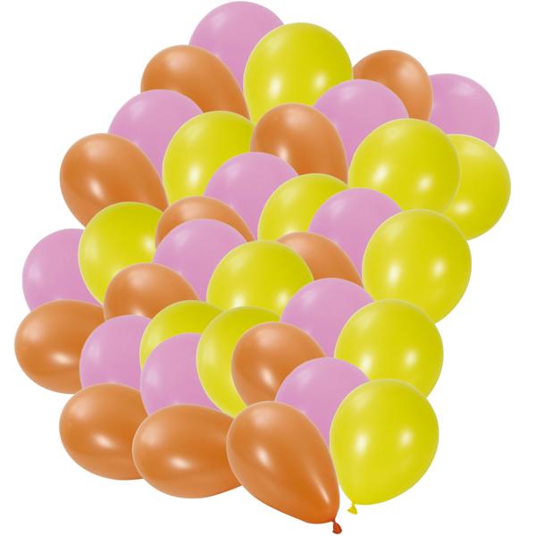 Luftballons 100er-Set bunt - Ideal für Geburtstag Hochzeit Party Jubiläum Firmenfeier - 2x 50 Stück Latexballons - lebendige Farben