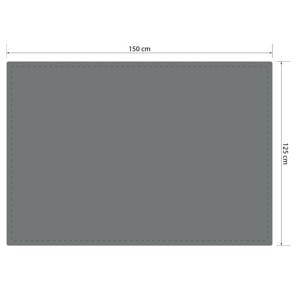 Couchdecke Grau - Kuscheldecke 125x150 cm - Weicher Polyesterstoff für gemütliches Ambiente & warme Abende - Hautfreundlich - Schutz für Möbel - 0.44 kg