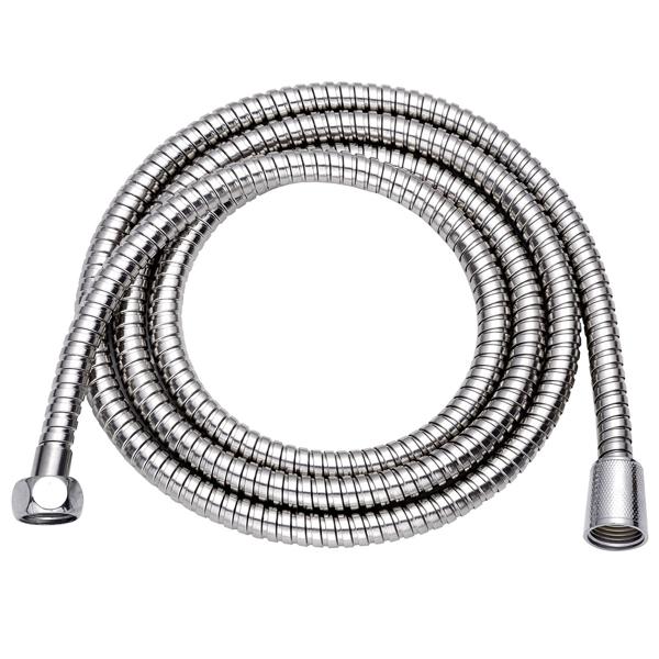 Duschschlauch Edelstahl - Wassersparfunktion 40%, 2m flexibel - rostfrei, druck-/hitzebeständig, knickresistent, leicht zu reinigen