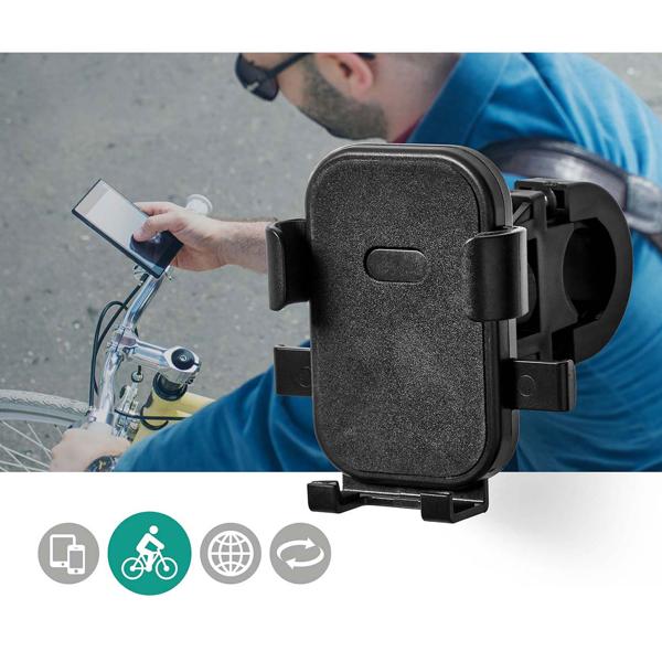 Natel Velo Halterung, Handyhalterung für Velo oder Roller, Universal Smartphonehalterung für iPhone, Samsung, Huawei
