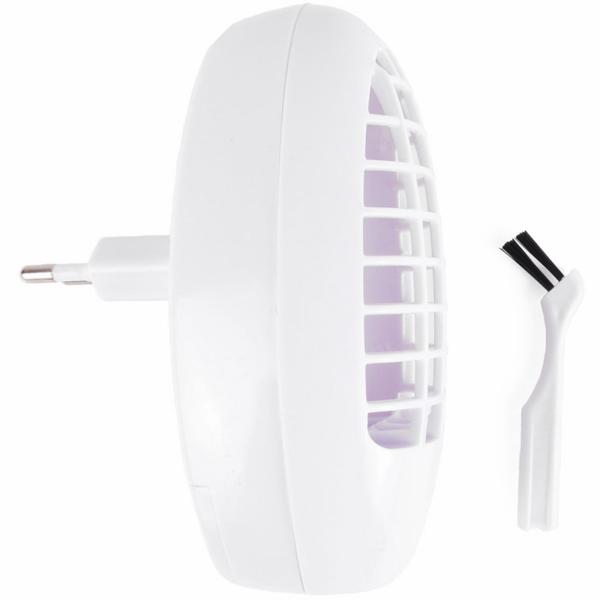 Chemiefreier Insektenvernichter Steckdose - Schutz vor Stechmücken/Motten - Umweltfreundlich ohne Chemie - Kompaktes weisses Gehäuse für Haus/Büro