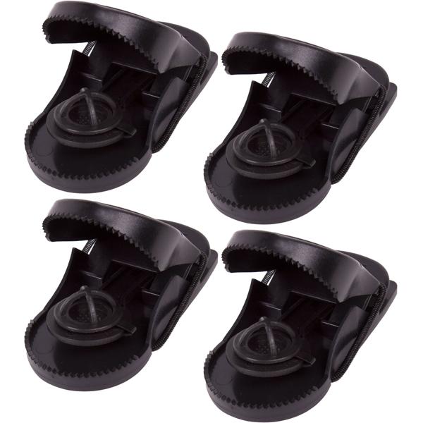 Schlagfalle für Mäuse und Ratten 4er-Set - Hygienische Schädlingsbekämpfung ohne Gift - 9x4,5 cm, schwarz, hohe Schlagkraft für Haus & Garten