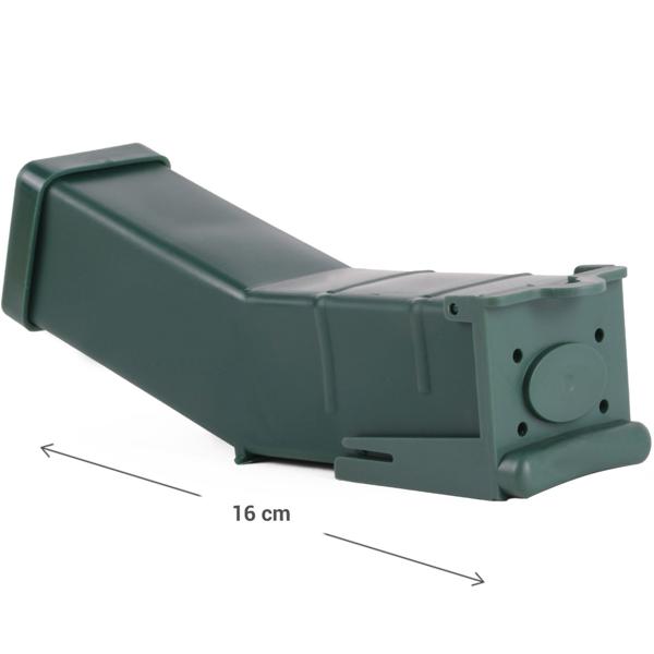 2er-Set Tierfreundliche Mäusefalle - Humaner Lebendfang ohne Töten - Sicherer Schutz vor Nagern in Haus, Garten, Keller - 16,5x3,5x4cm, wiederverwendbar