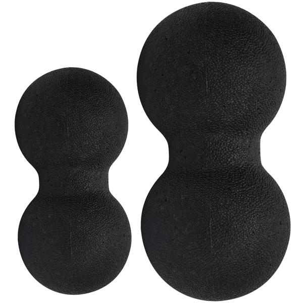2er-Set Duo-Faszienmassage-Bälle für punktuelle Rückenmassage - Gezielte Verspannungslösung-Faszientraining-Muskellockerung - Ø 8 & 12 cm