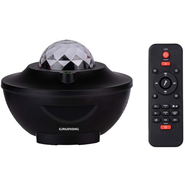 Sternenlicht-Projektor – 10 bunte Galaxie-Projektionen für Ihr Zuhause – Bluetooth-Lautsprecher & Nachtlicht mit Timer & Fernbedienung