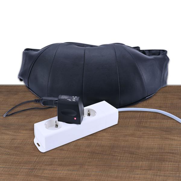 2er-Set Mini-Spannungswandler 230V auf 12V - Für Zigarettenanzünder-Geräte bis 12W im Hotel Büro Camping - Ideal für Reisen mit Handy Navi Smartphone