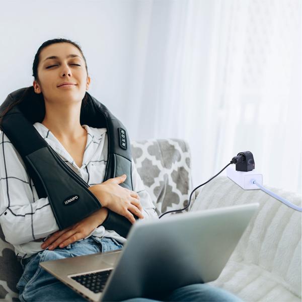 2er-Set Mini-Spannungswandler 230V auf 12V - Für Zigarettenanzünder-Geräte bis 12W im Hotel Büro Camping - Ideal für Reisen mit Handy Navi Smartphone