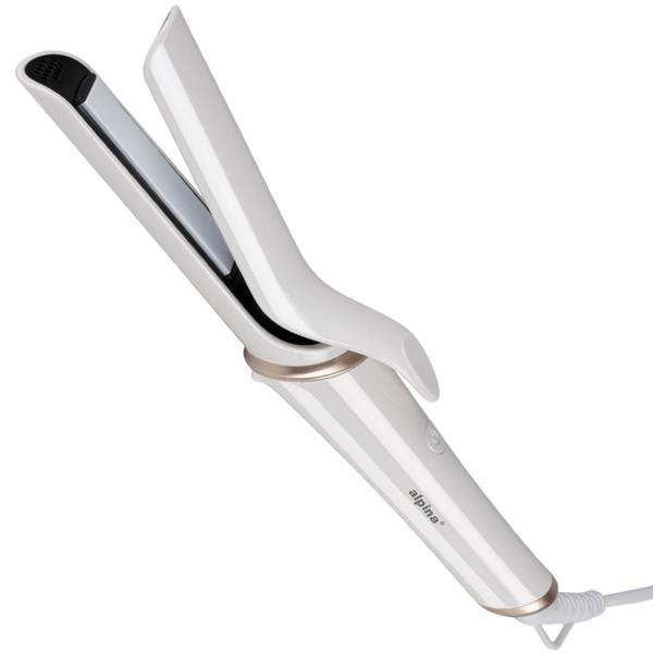 Professionelles Haarstyling-Set, elegantes weiss, mit Temperaturkontrolle – Föhn & Glätteisen für schonendes & effektives Styling