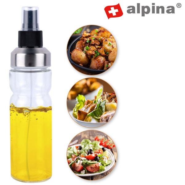 2er-Set Ölsprühflasche 150ml - Öl-Sprayer für Kochen, Salate & Grillen - Fein zerstäubter Sprühnebel - Hygienisch & vielseitig für Essig, Saucen