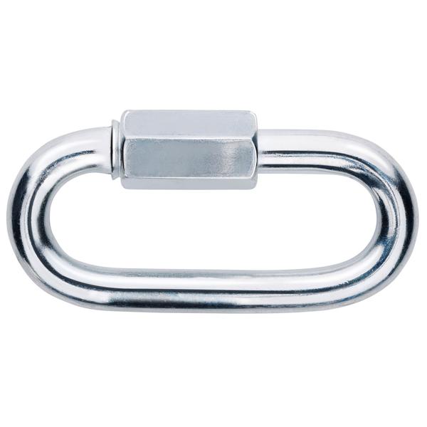 Karabinerhaken mit Schraubverschluss - 2 Stück, 500 kg belastbar, verzinkt & korrosionsbeständig - Ideal für Hängematten, Schaukeln & Outdoor