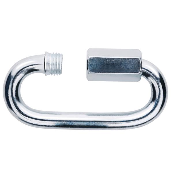 Karabinerhaken mit Schraubverschluss 8er-Set - 500 kg belastbar - Ideal für Hängematten Schaukeln - Rostfrei - Verzinkt - Korrosionsbeständig