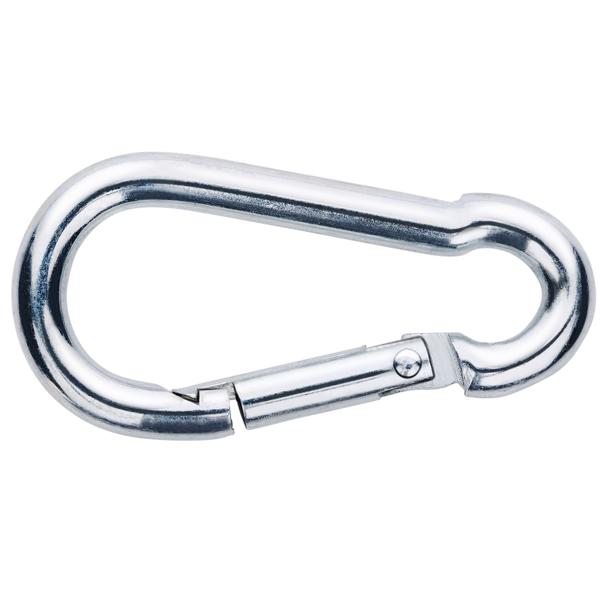 24x Karabinerhaken 5x2,5 cm - Mini-Karabinerhaken Metall Set bis 50kg belastbar - Vielseitig für Camping, Garten & Haushalt - Robust, einhändig bedienbar