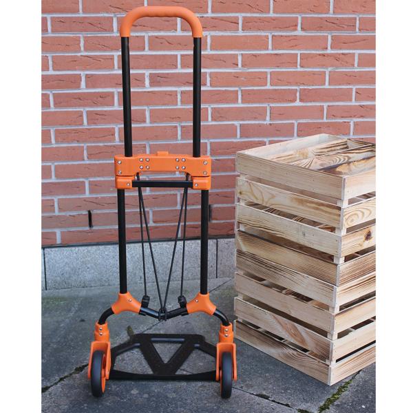 Leichte Klappkarre (bis 65 kg Traglast): Kompakt zusammenfaltbar & einfach zu verstauen, robuste Konstruktion für mühelosen Transport, Ihr mobiler Lastenträger für unterwegs