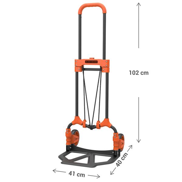 Leichte Klappkarre (bis 65 kg Traglast): Kompakt zusammenfaltbar & einfach zu verstauen, robuste Konstruktion für mühelosen Transport, Ihr mobiler Lastenträger für unterwegs