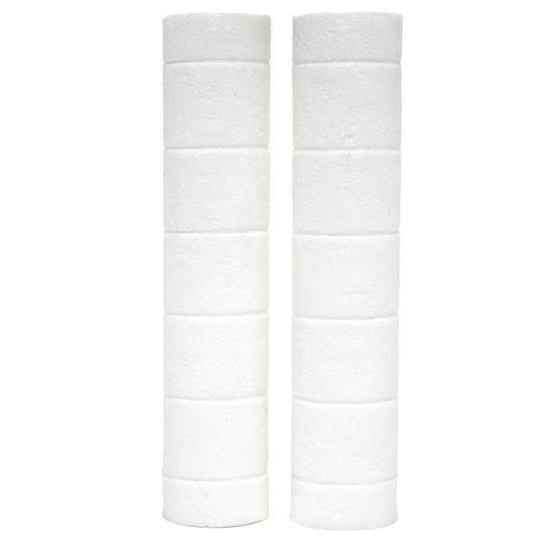 Duschbrause mit 3 Wasserfiltern – Filtert Kalk Chlor Mineralien für klares Wasser & Hautschutz – Wassersparfunktion – 25,5 x Ø 8 cm Kunststoff