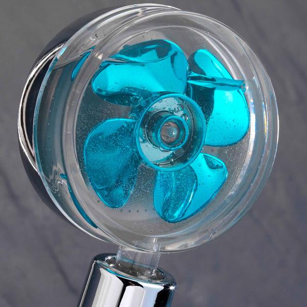 Duschbrause mit Wasserfilter - Kristallklares Wasser für empfindliche Haut - Filtert Kalk Chlor Mineralien - Wassersparfunktion - 25.5xØ8cm Kunststoff