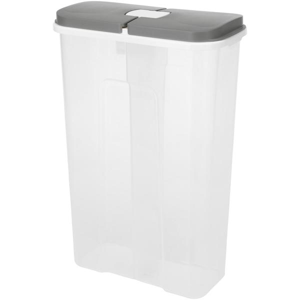 Vorratsdose XL 3550ml mit 2 Fächern & Deckeln - Hygienische Lebensmittelaufbewahrung - Für Müsli, Mehl, Zucker, Reis - Schützt vor Motten, Staub