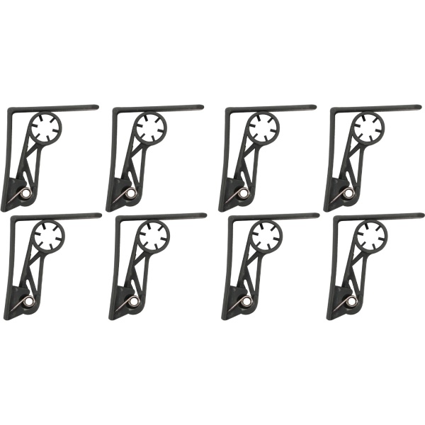 Tischtuchklammern 8er-Set - Sichern Tischdecken effektiv bei Wind & Böen - Robust, rostbeständig, 6x5.3cm - Ideal für Gartenfeste, Hochzeiten & Gastronomie