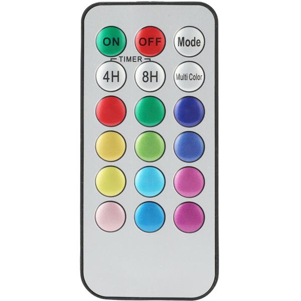 LED-Lampen 4er-Set mit Fernbedienung – kabellose Push-Lichter mit 12 Farben – batteriebetrieben & vielseitig – für Deko & Beleuchtung