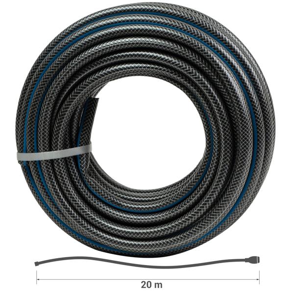 Gartenschlauch mit Adapter-Set, 20 m