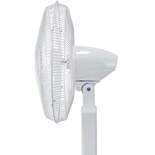 SmartLife WLAN Standventilator, 1,34 m Höhe, mit App & Fernbedienung: 3-Gang-Motor & Oszillation, weiss, intelligenter Komfort