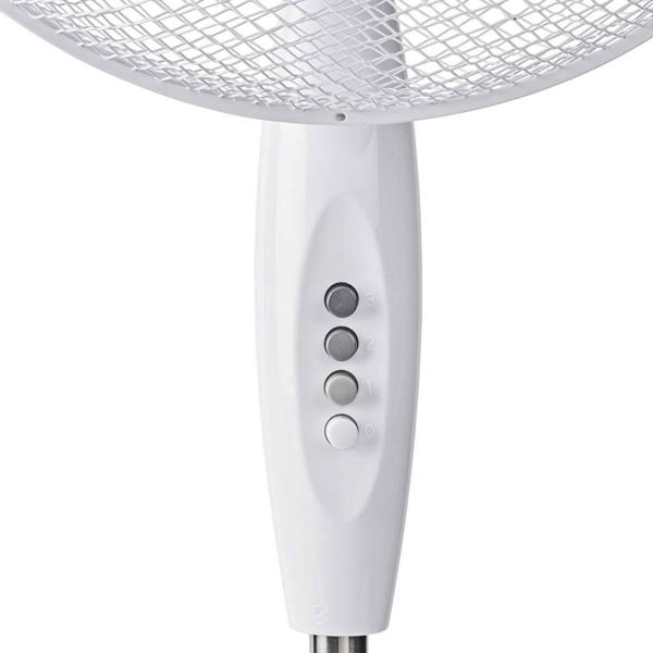 Standventilator, weiss, höhenverstellbar, 45 W, Ø 40 cm