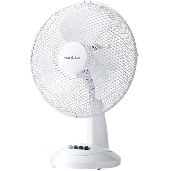 Tischventilator mit 3 Geschwindigkeitsstufen, weiss, 35 W