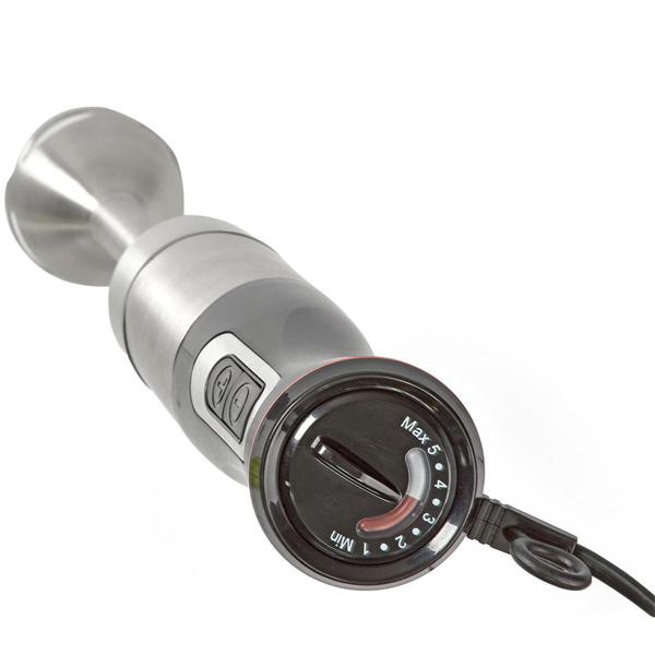 Leistungsstarker Stabmixer 800W – mit Schneebesen, Zerkleinerer & Behälter – aus Edelstahl, vielseitig einsetzbar & ideal für Smoothies, Suppen & Saucen